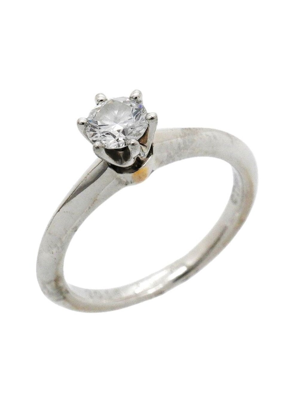Tiffany & Co Ring Solitaire Platinum Diamond